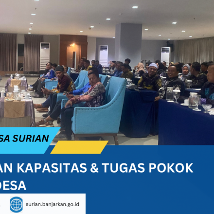 Pambakal, operator desa dan perangkat desa surian mengikuti pembukaan pelatihan