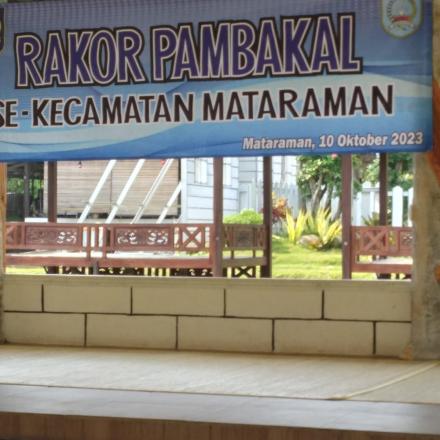 Pambakal Desa Surian Mengikuti Rapat Koordinasi Pambakal se kecamatan Mataraman